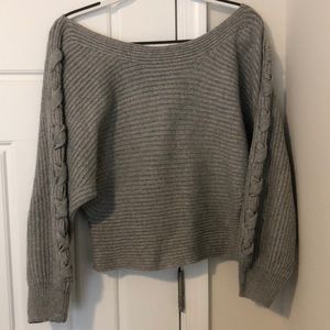 Bat Wing Sleeve Knit Top